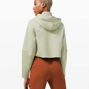 Lululemon Soft Oversized Long Sleeve Zip Hoodie Green Fern Sized …